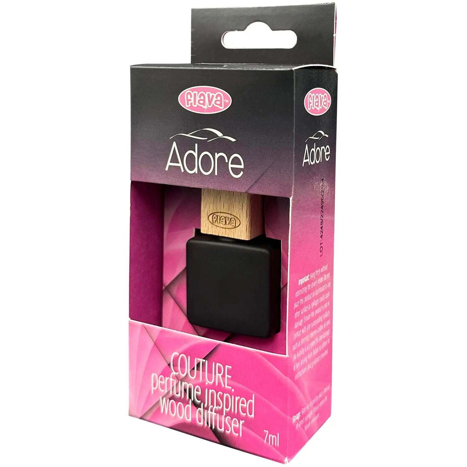 Flava Couture Wood Car Air Freshener - Adore Flava