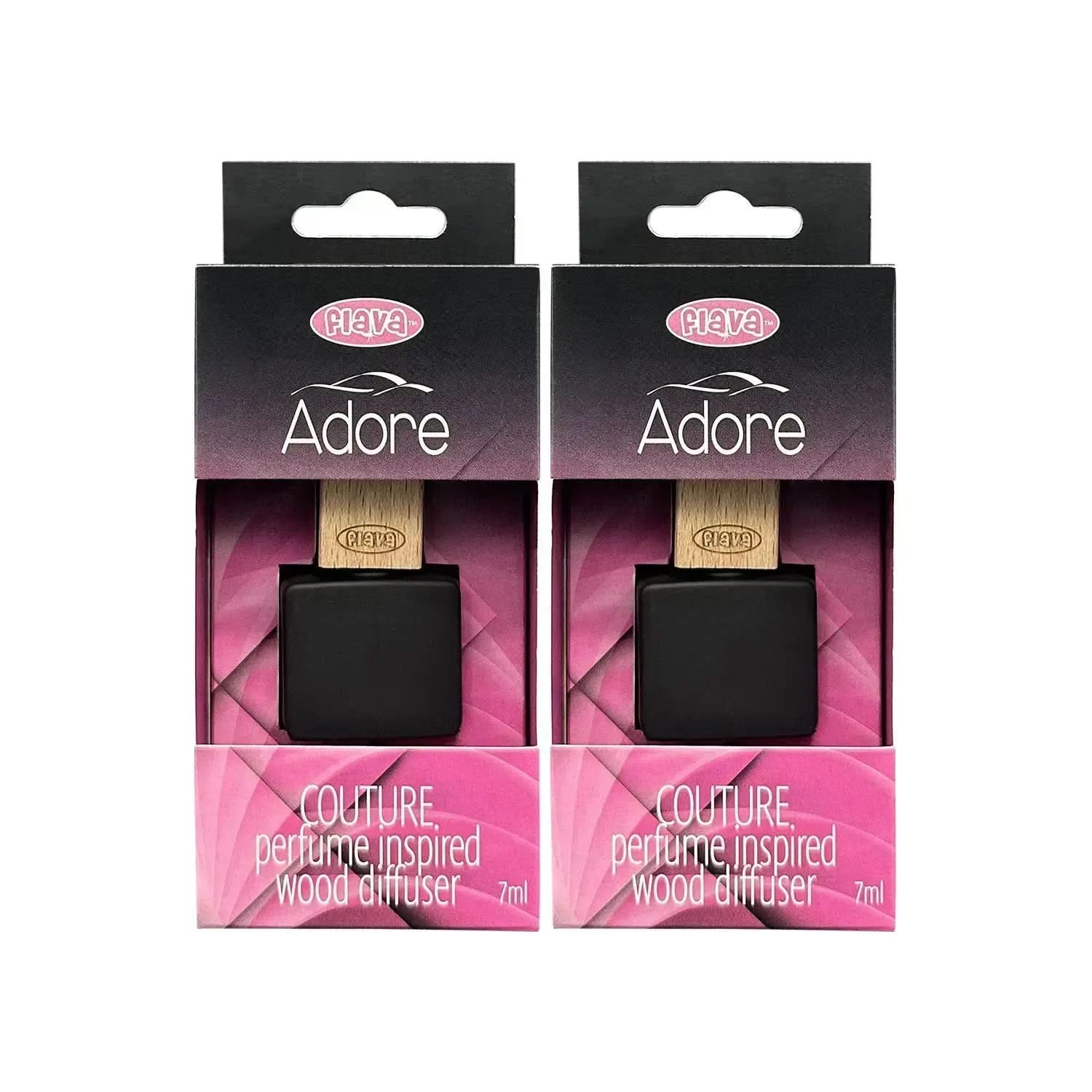 Flava Couture Wood Car Air Freshener - Adore Flava