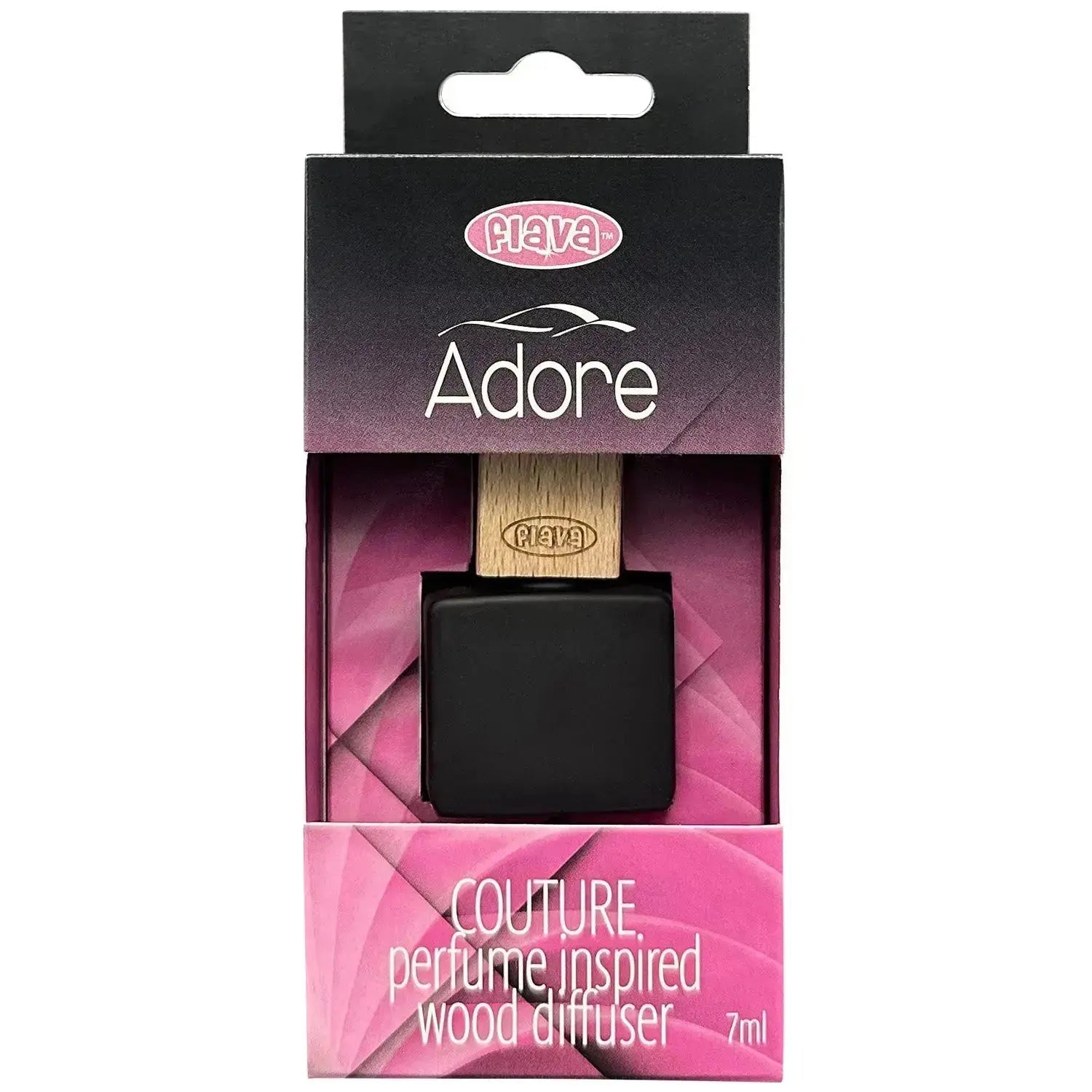 Flava Couture Wood Car Air Freshener - Adore Flava