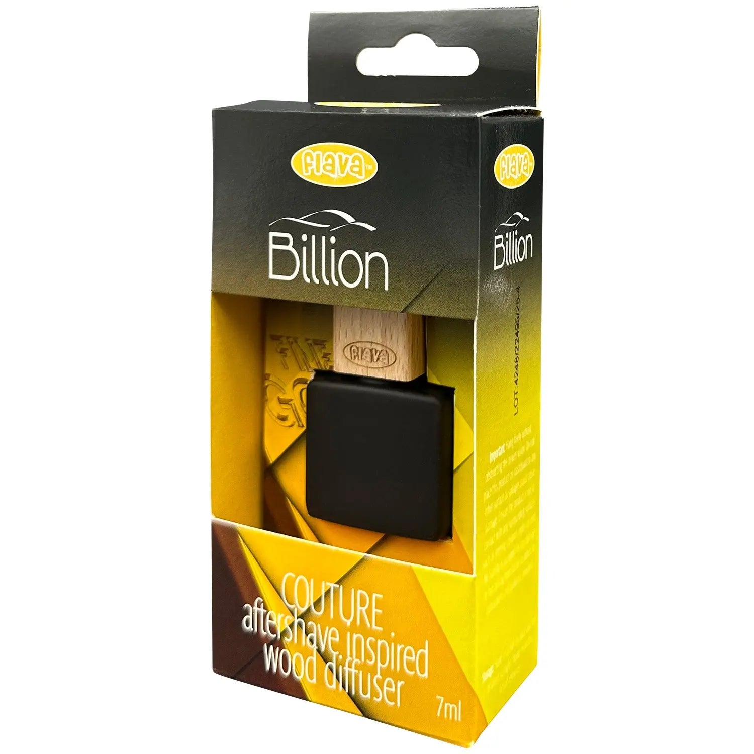 Flava Couture Wood Car Air Freshener - Billion Flava