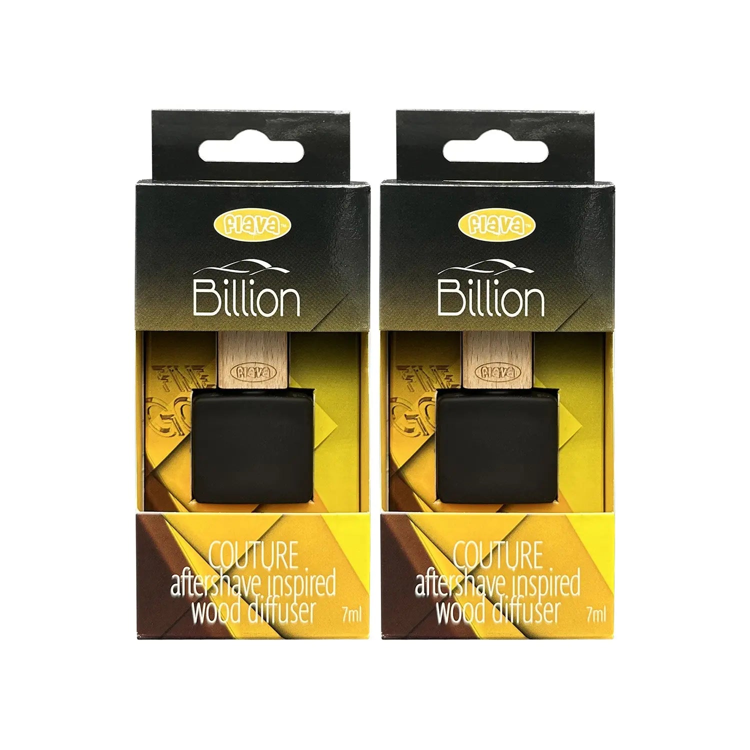 Flava Couture Wood Car Air Freshener - Billion Flava