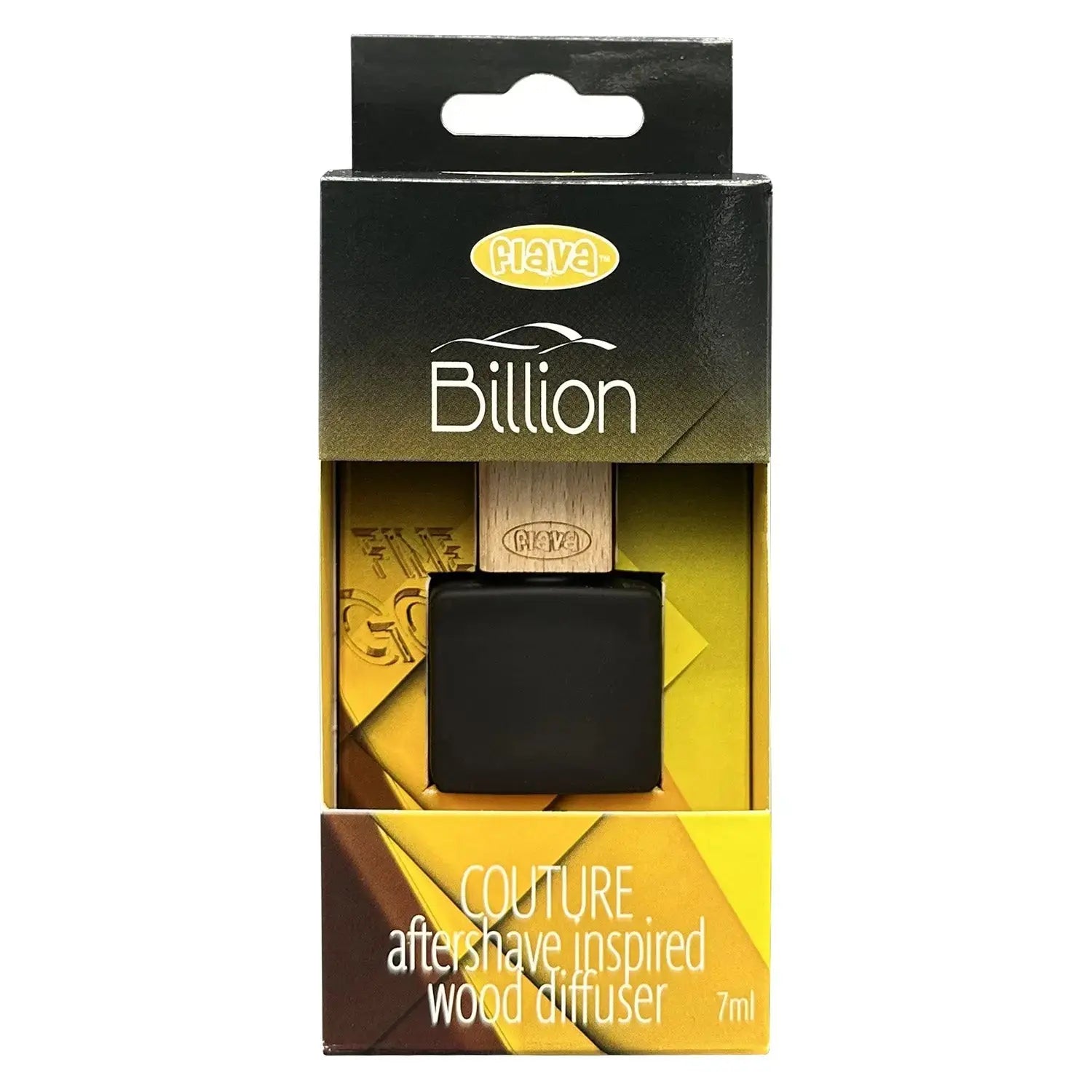 Flava Couture Wood Car Air Freshener - Billion Flava