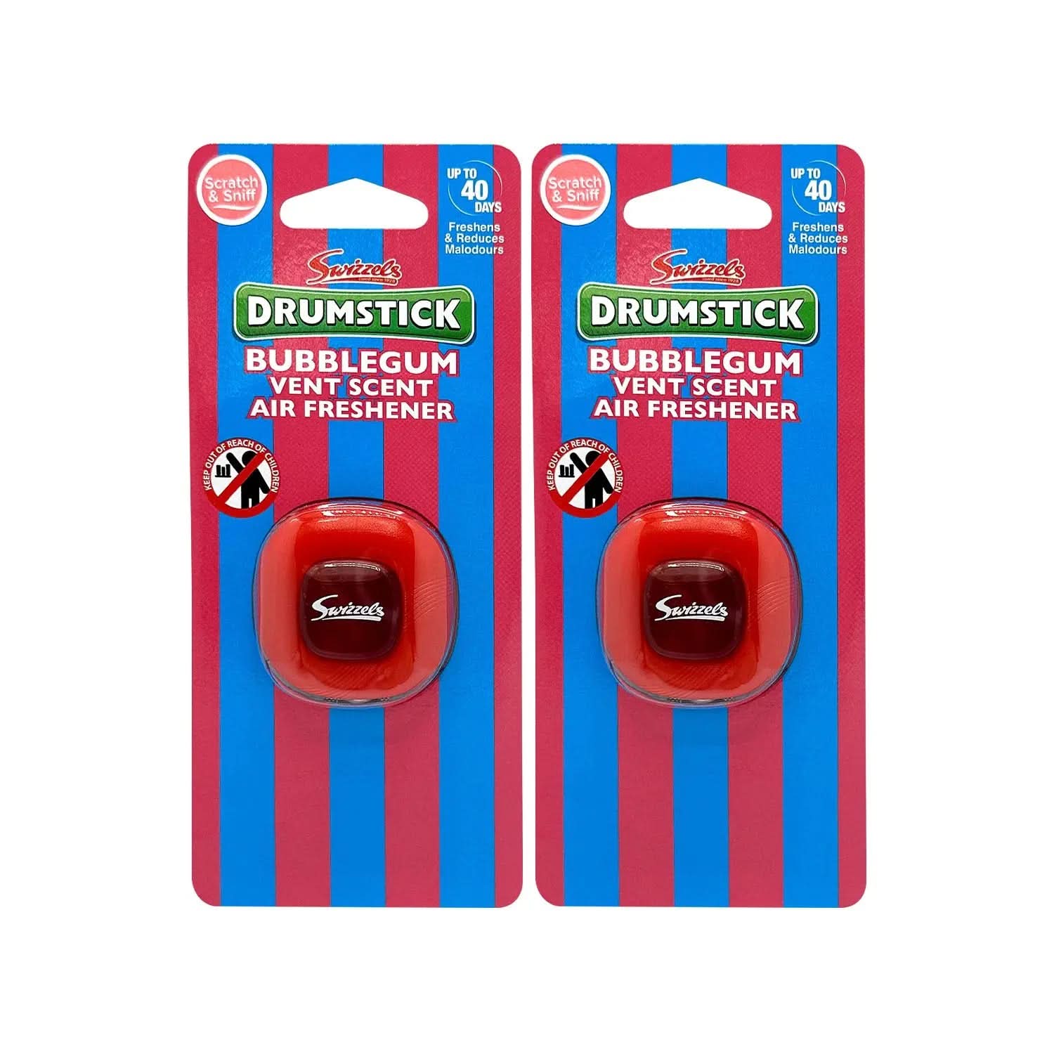 Swizzels Bubblegum Vent Clip Car Air Freshener Flava Car Scents