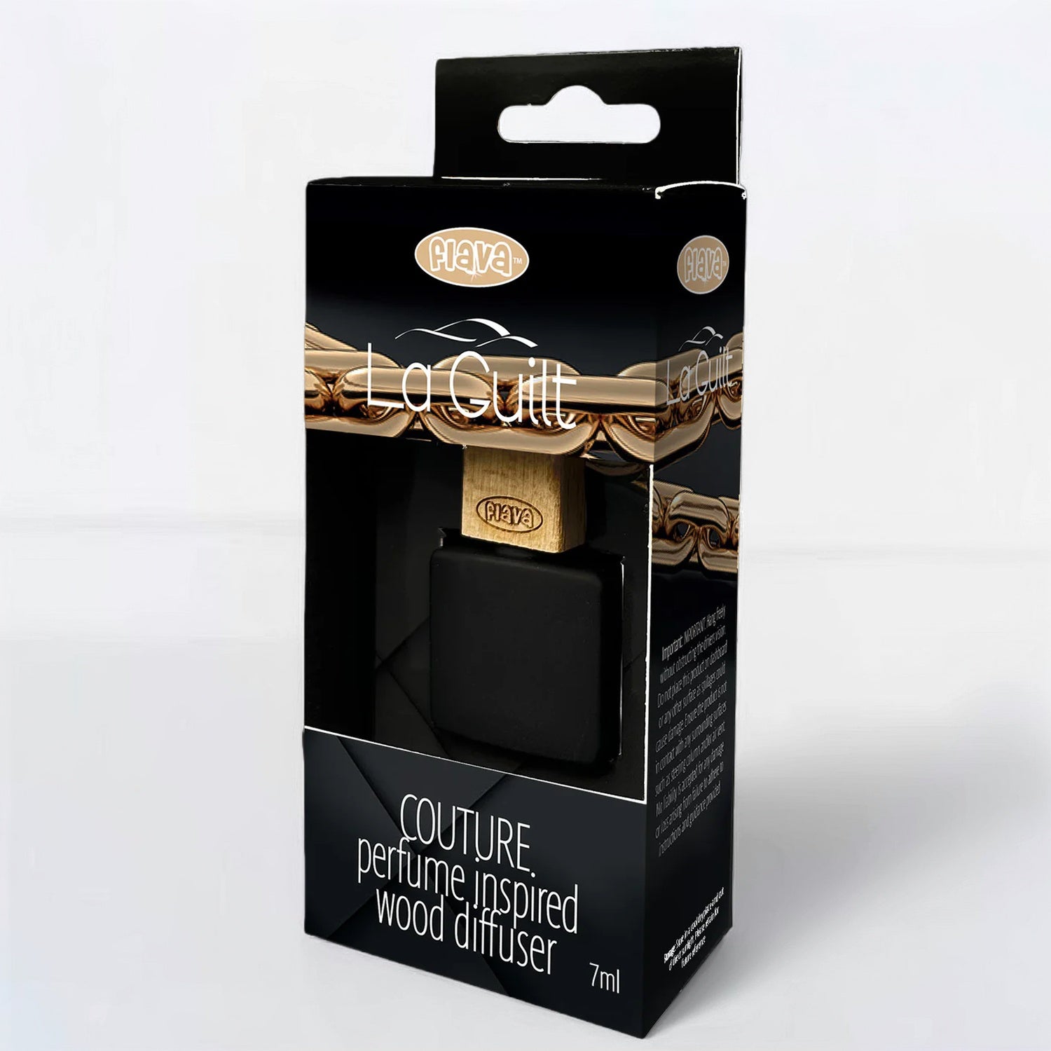 Flava Couture Wood Car Air Freshener - La Guilt Flava