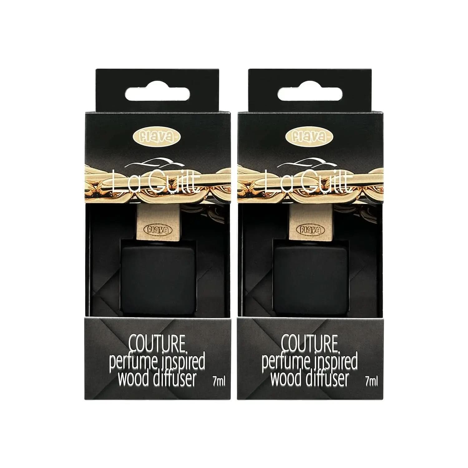 Flava Couture Wood Car Air Freshener - La Guilt Flava