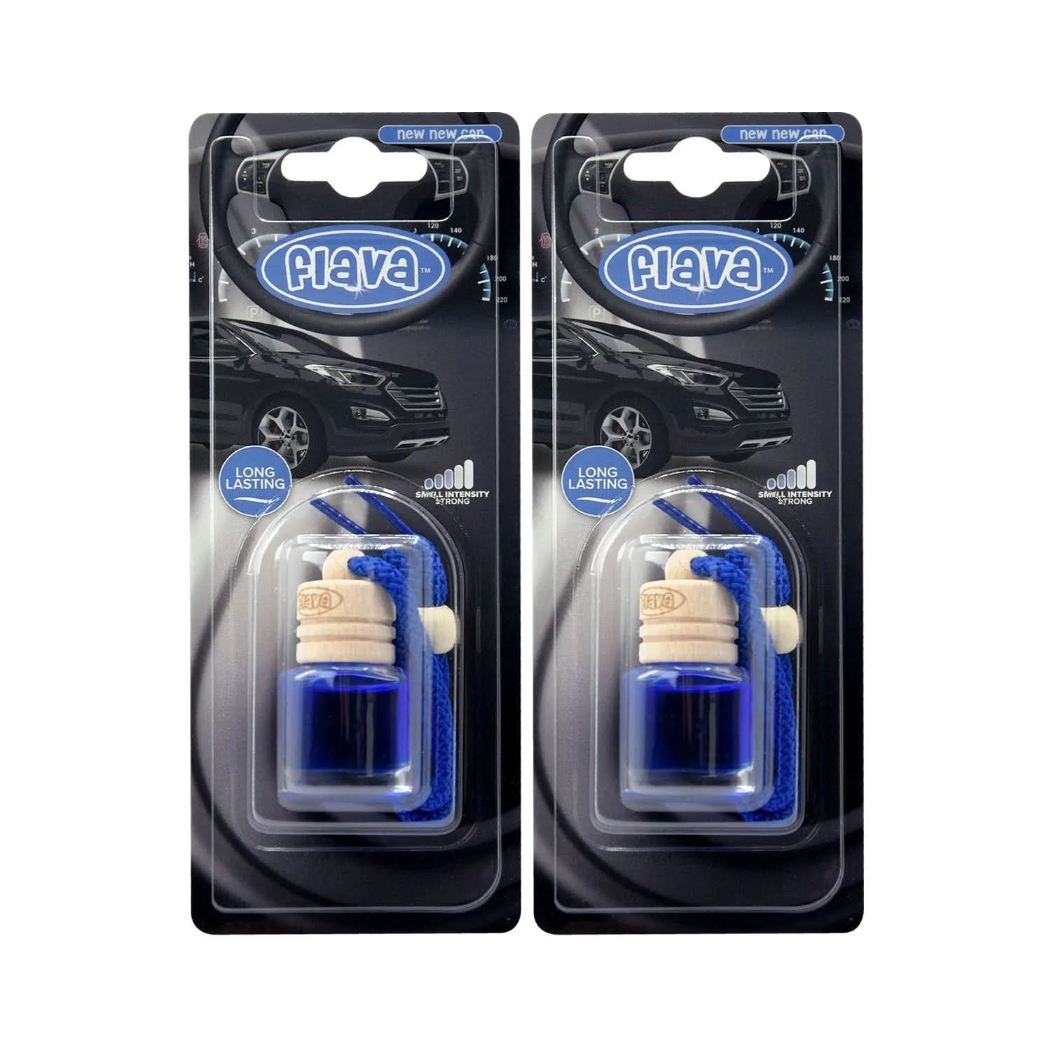 Flava Wood Scent Car Air Freshener - New New Car Flava