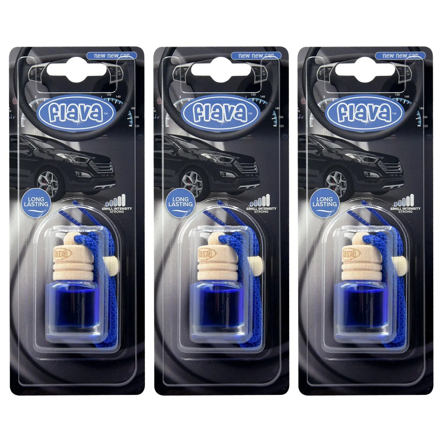 Flava Wood Scent Car Air Freshener - New New Car Flava