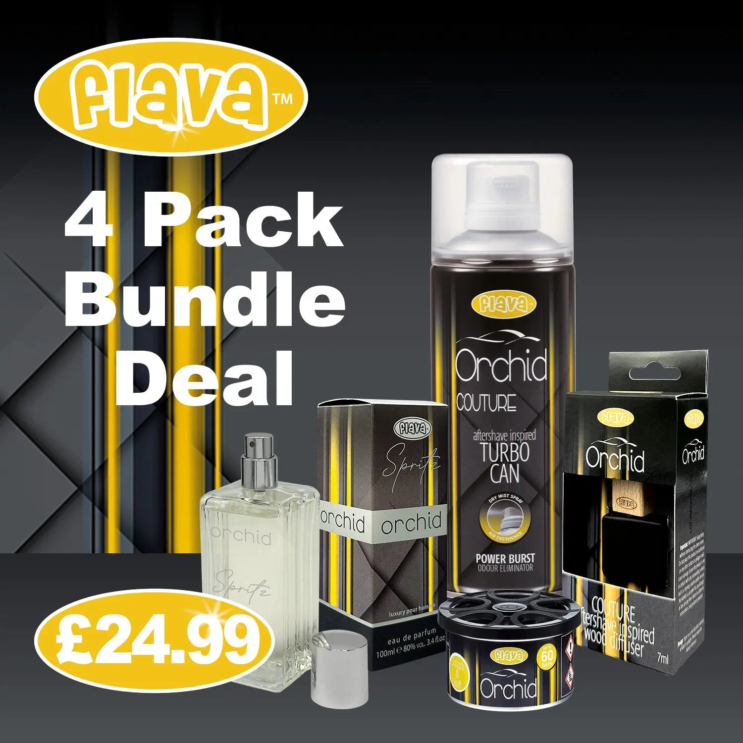 Flava Couture Turbo Scent Spray Can - Orchid Flava