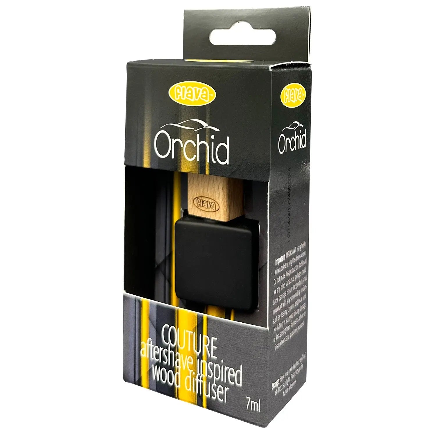 Flava Couture Wood Car Air Freshener - Orchid Flava