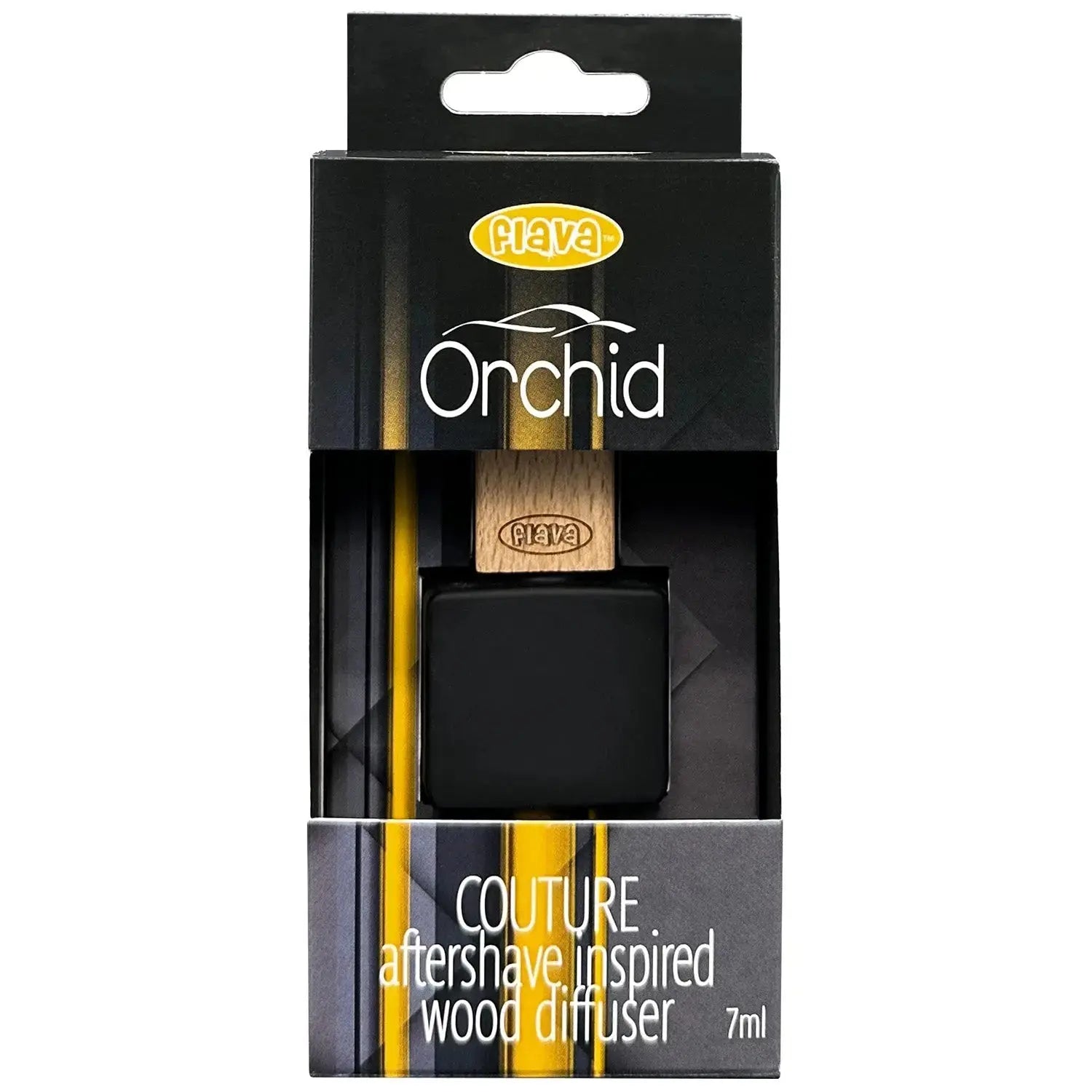 Flava Couture Wood Car Air Freshener - Orchid Flava