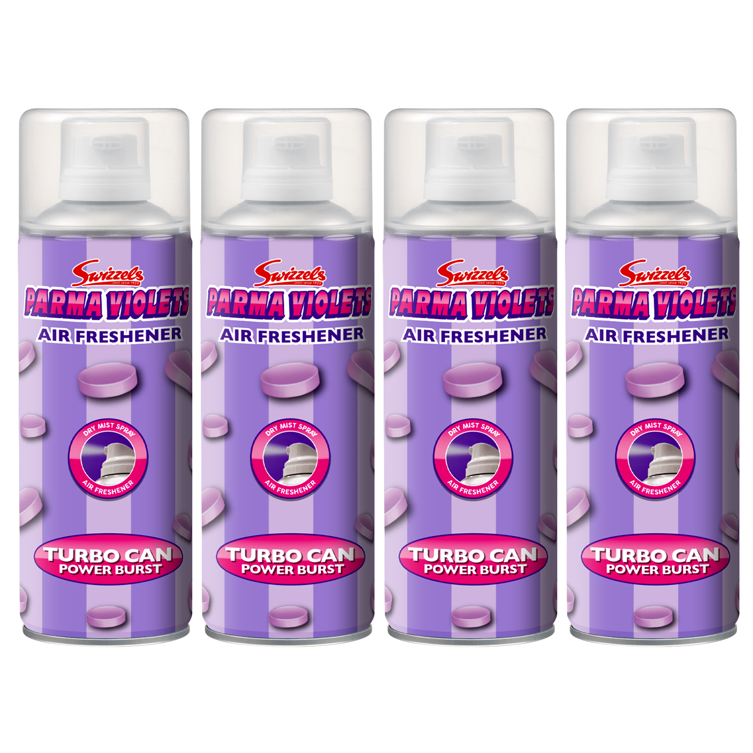 Swizzels Turbo Can Spray – Parma Violets Flava
