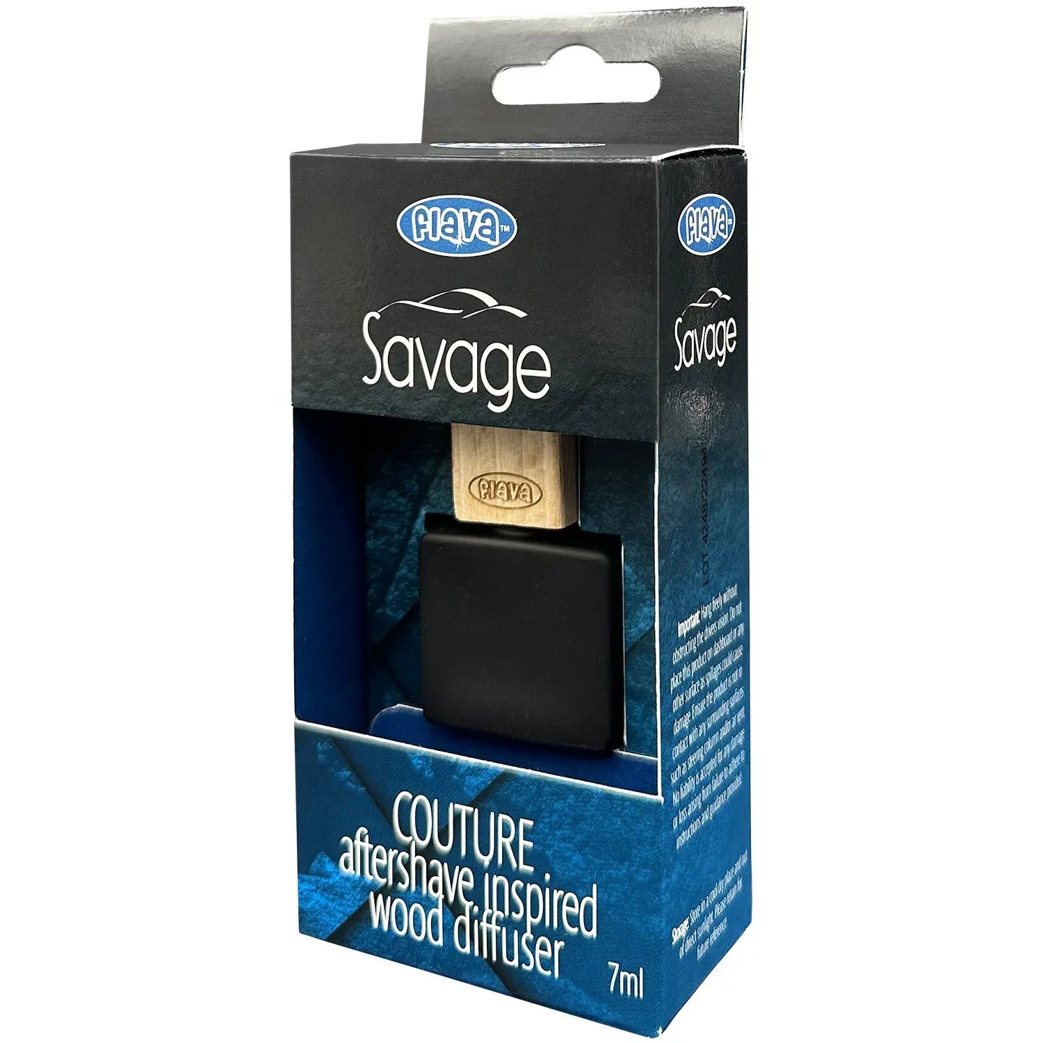 Flava Couture Wood Car Air Freshener - Savage Flava
