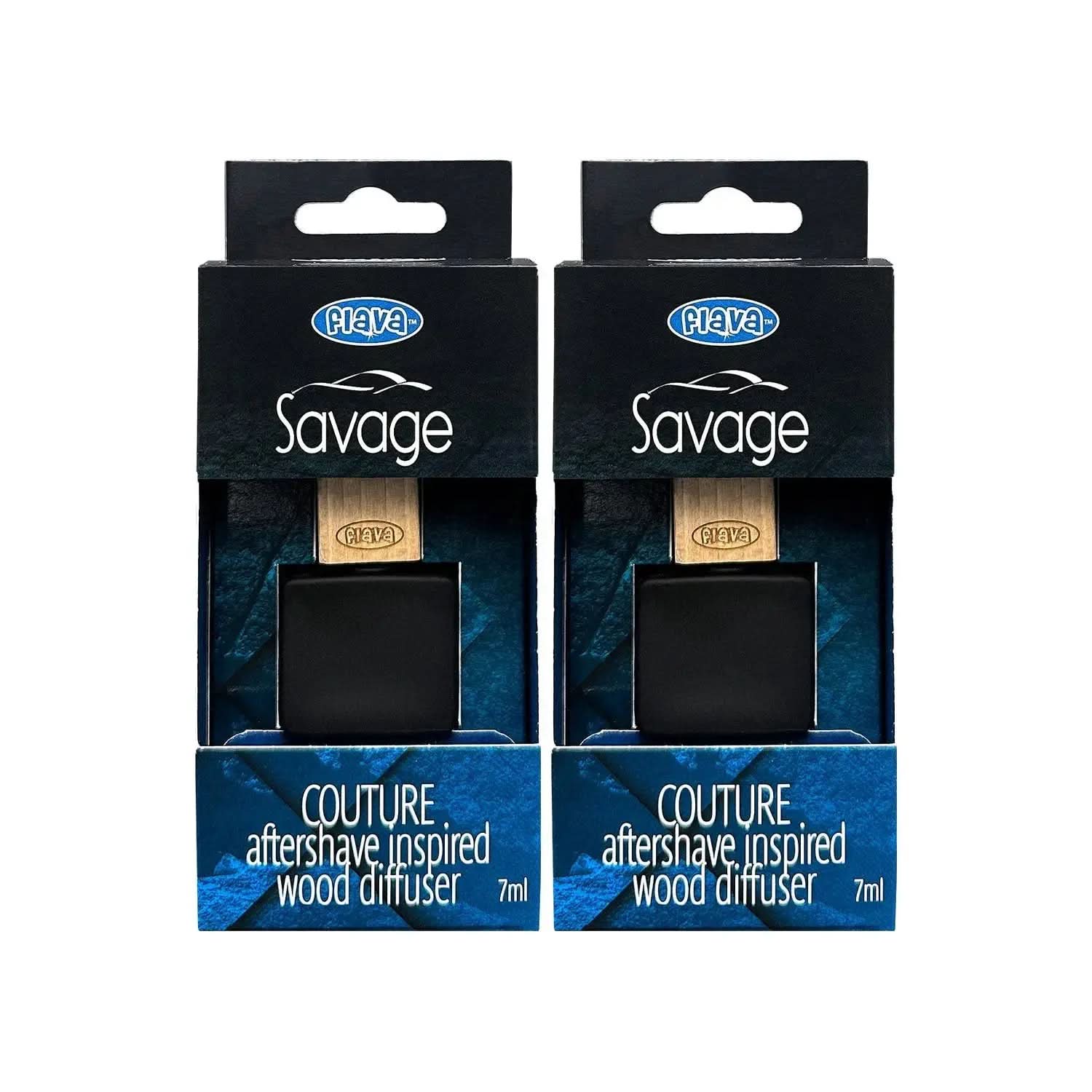 Flava Couture Wood Car Air Freshener - Savage Flava