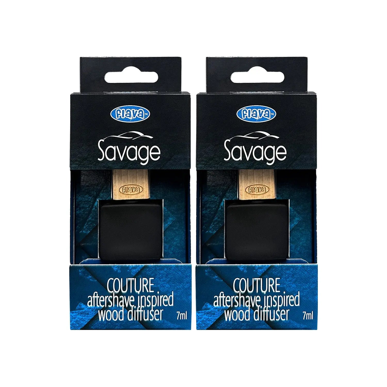 Flava Couture Wood Car Air Freshener - Savage Flava