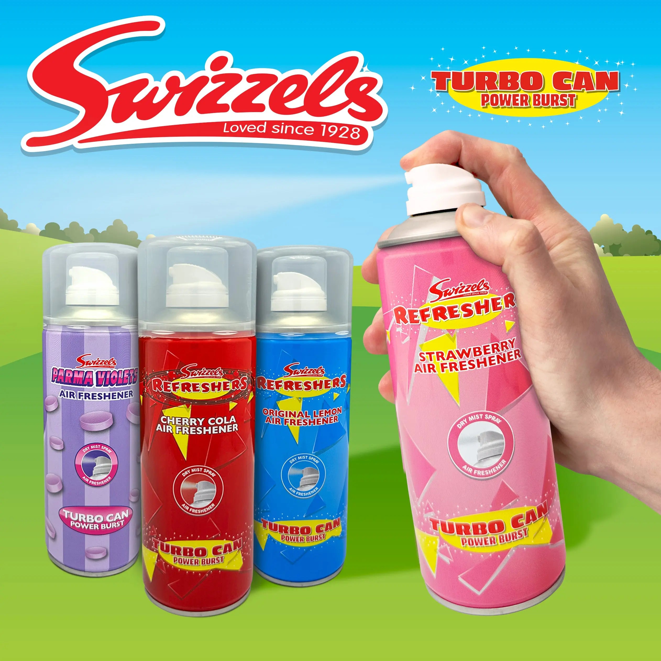 Swizzels Turbo Scent Spray Can – Strawberry Flava
