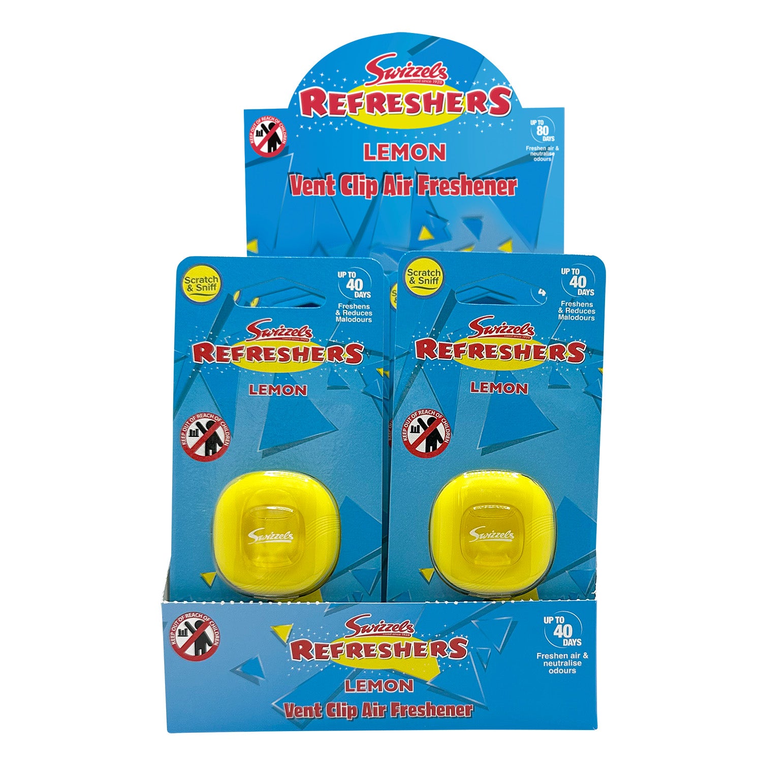 Swizzels Lemon Vent Clip Car Air Freshener