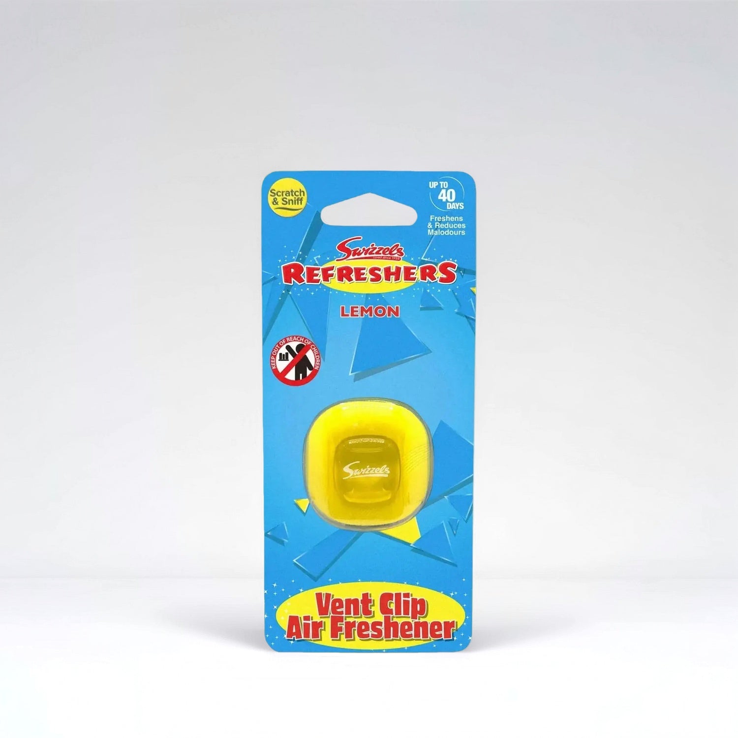 Swizzels Lemon Refreshers Single Vent Clip Car Air Freshener Flava Car Scents