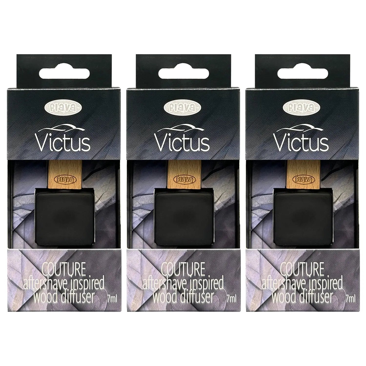 Flava Couture Wood Car Air Freshener - Victus Flava