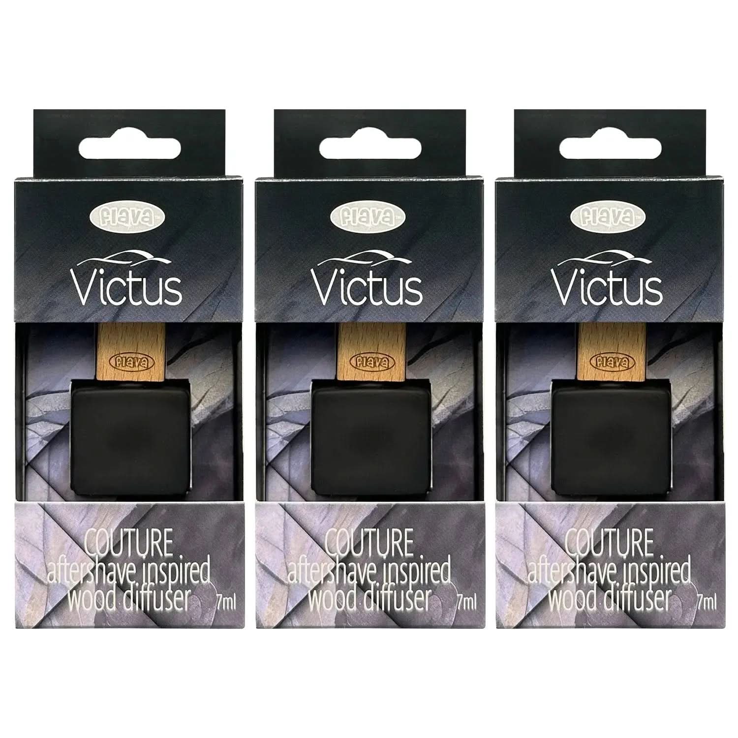 Flava Couture Wood Car Air Freshener - Victus Flava