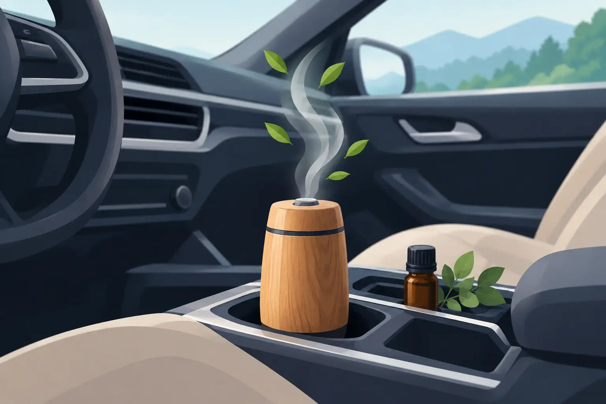 Wood Diffuser Setup for a Better-Smelling Car
