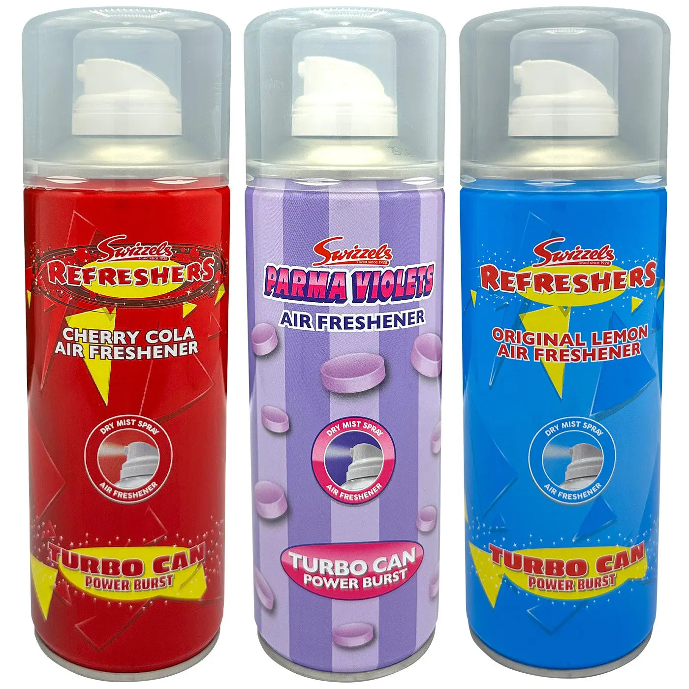 SWIZZELS-TURBO-CAN-SPRAYS Flava Car Scents