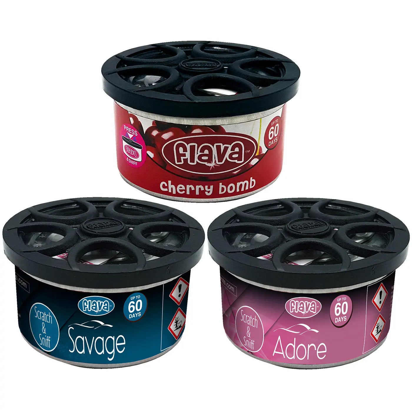 SCENT-TINS Flava Car Scents