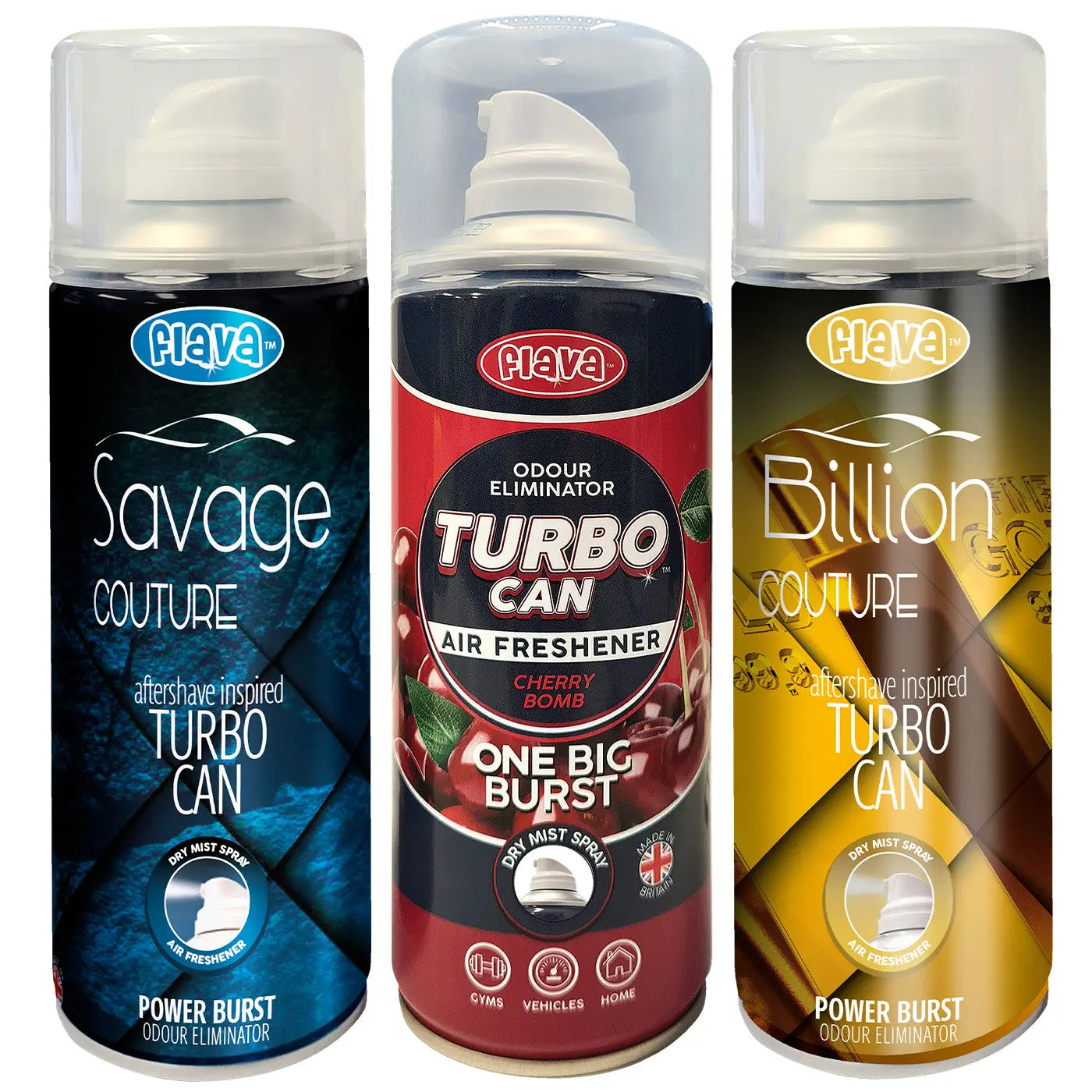 TURBO-CAN-SPRAYS Flava Car Scents