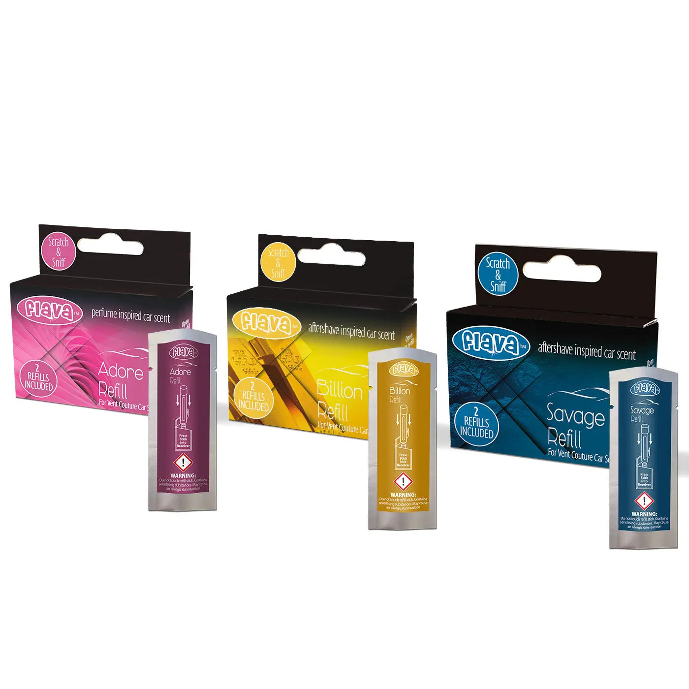 AIR-VENT-REFILLS Flava Car Scents