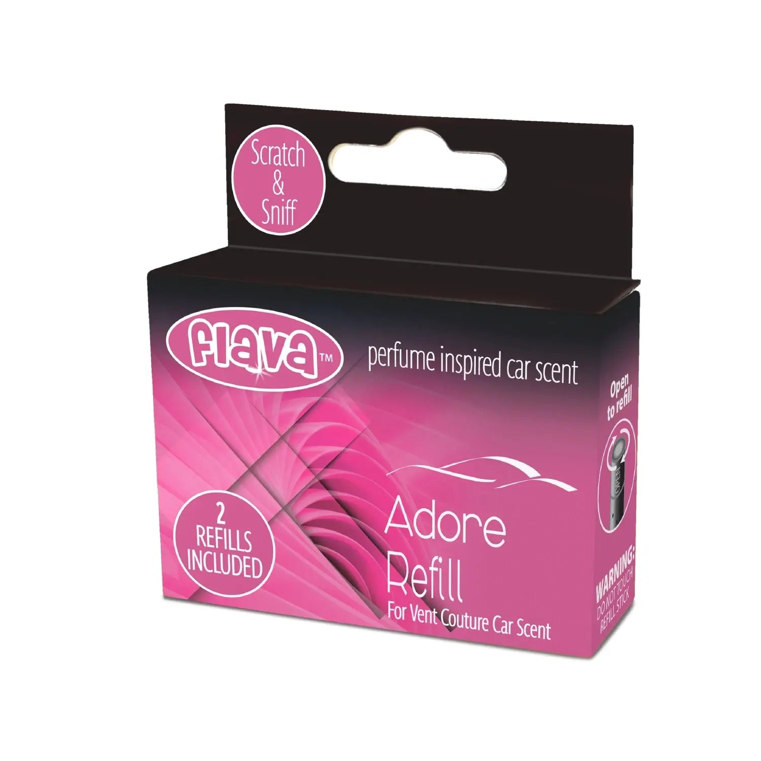 Flava Couture Car Air Vent 2pk Refill - Adore Flava