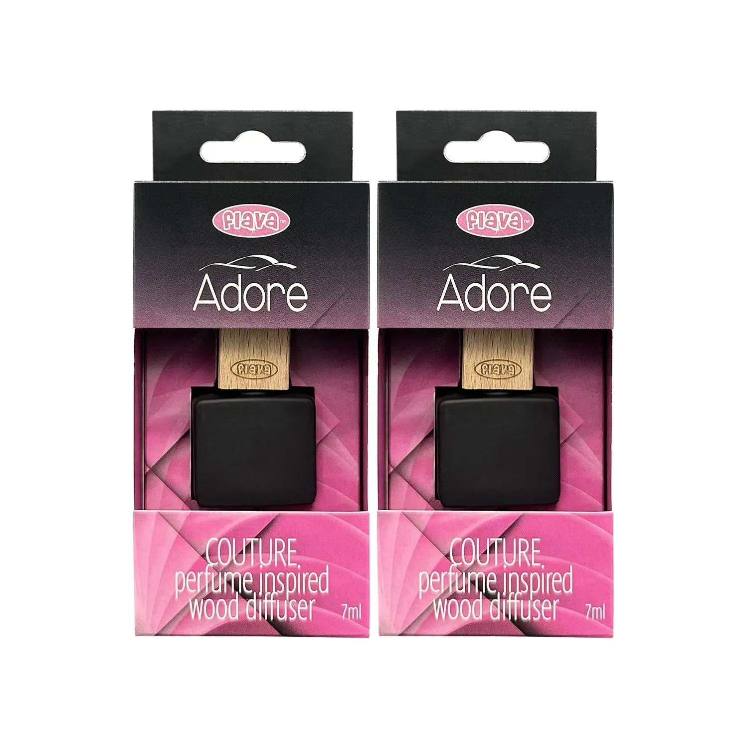 Flava Couture Wood Car Air Freshener - Adore Flava