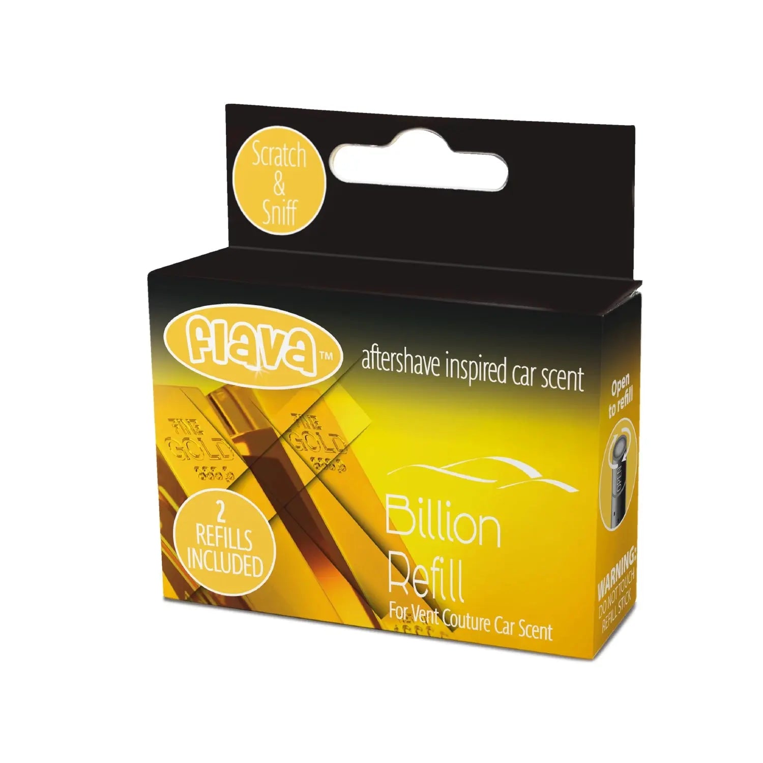 Flava Couture Car Air Vent 2pk Refill - Billion Flava