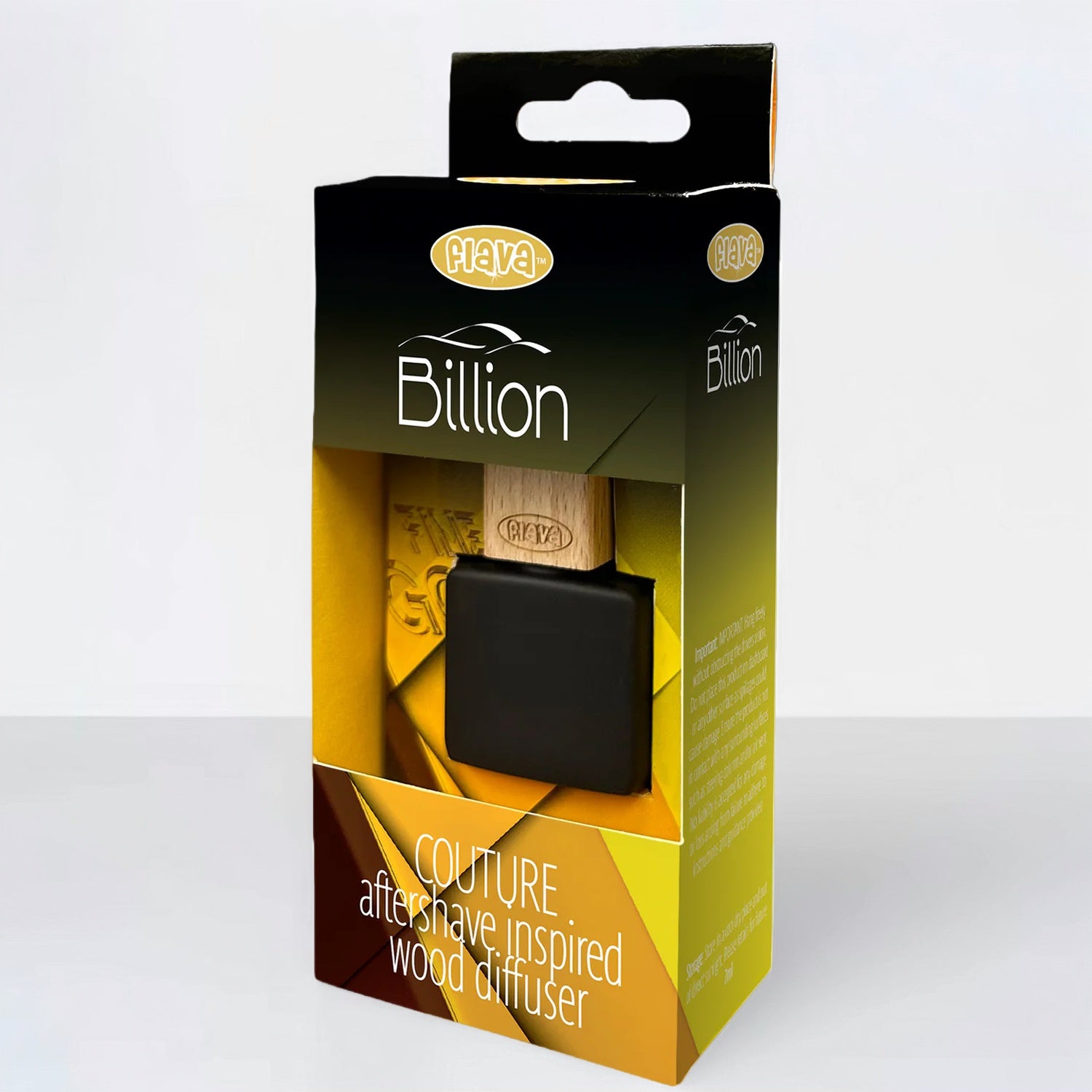 Flava Couture Wood Car Air Freshener - Billion Flava
