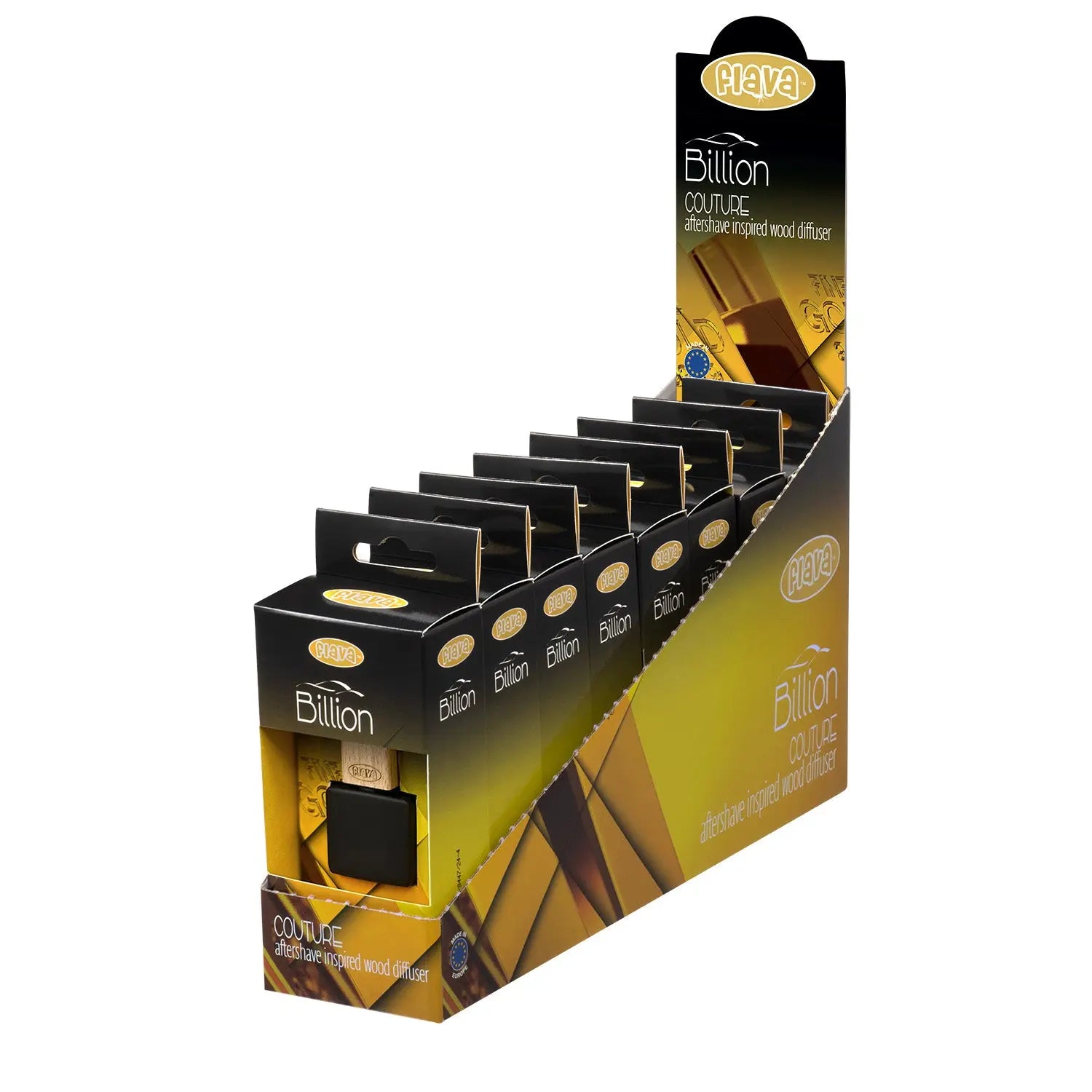 Flava Couture Wood Car Air Freshener - Billion Flava