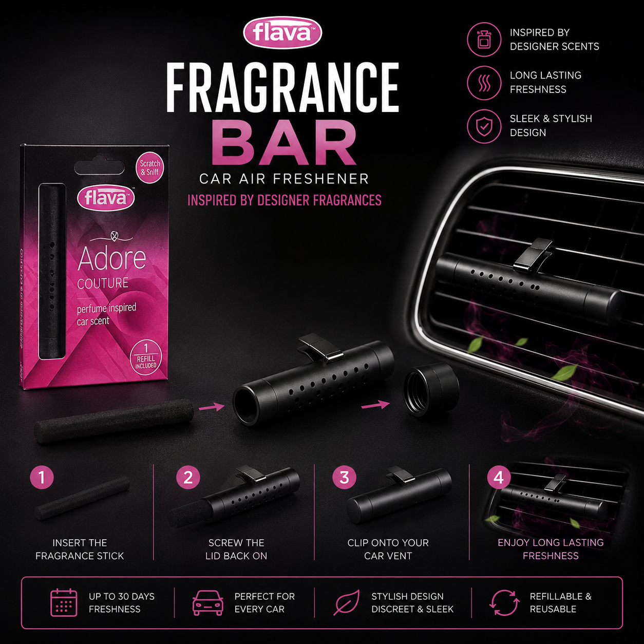 Adore Fragrance Bar Flava Car Scents
