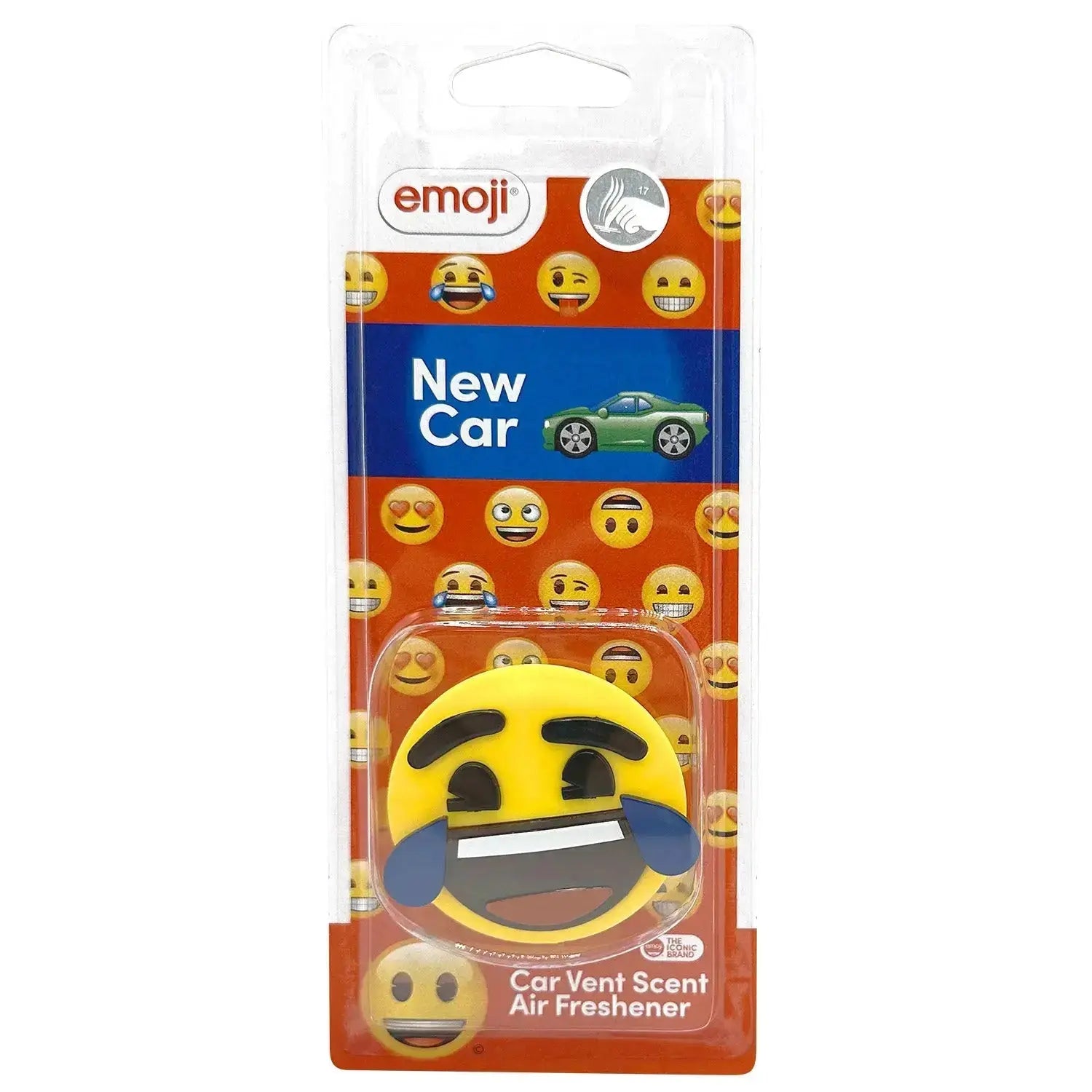 Emoji® Tears of Joy Vent Clip Car Air Freshener - New Car Scent Flava Car Scents