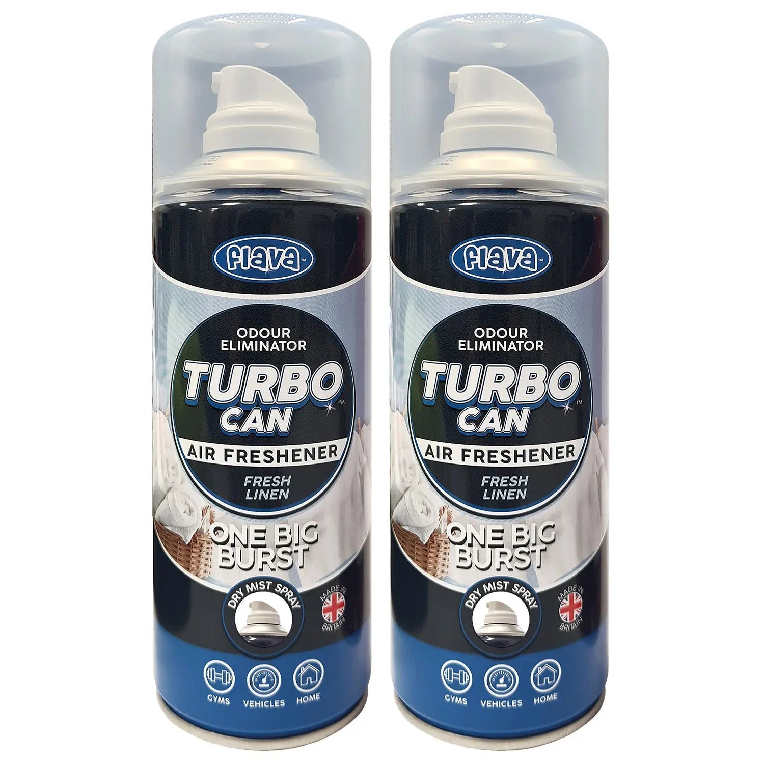 Flava Turbo Can Spray - Fresh Linen Flava