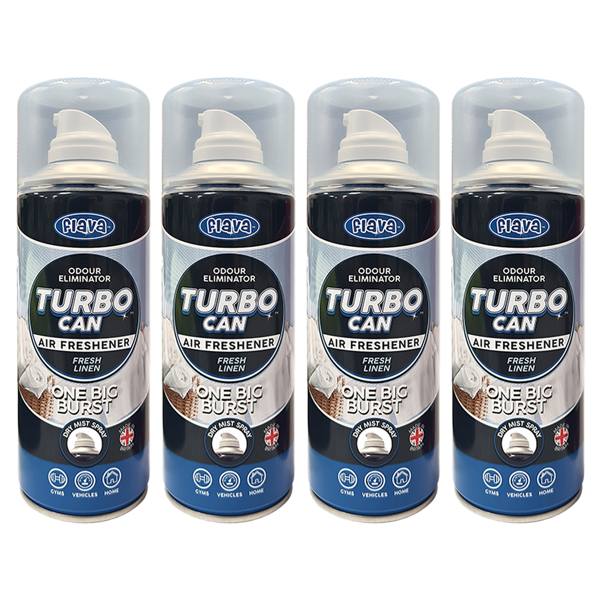Flava Turbo Can Spray - Fresh Linen Flava