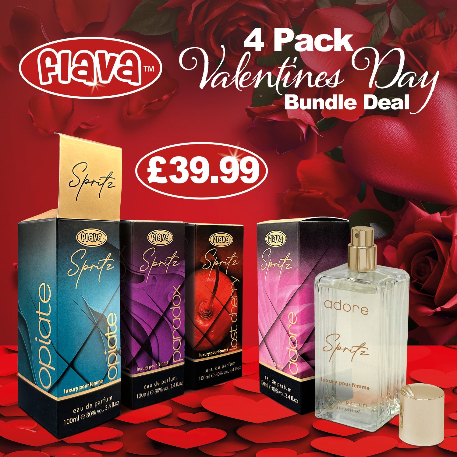 Valentine's Day 4 Pack Spritz Bundle For Women