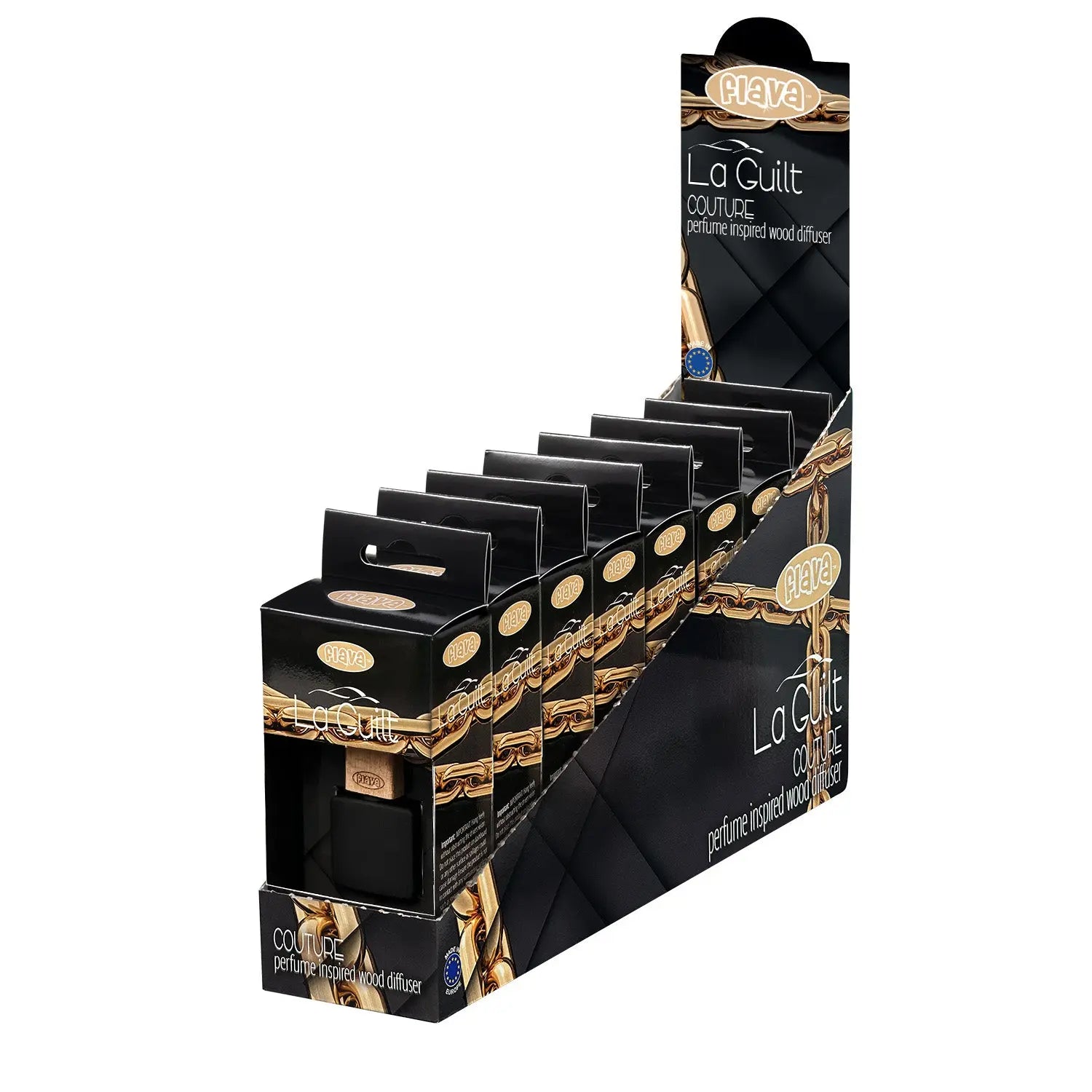 Flava Couture Wood Car Air Freshener - La Guilt Flava