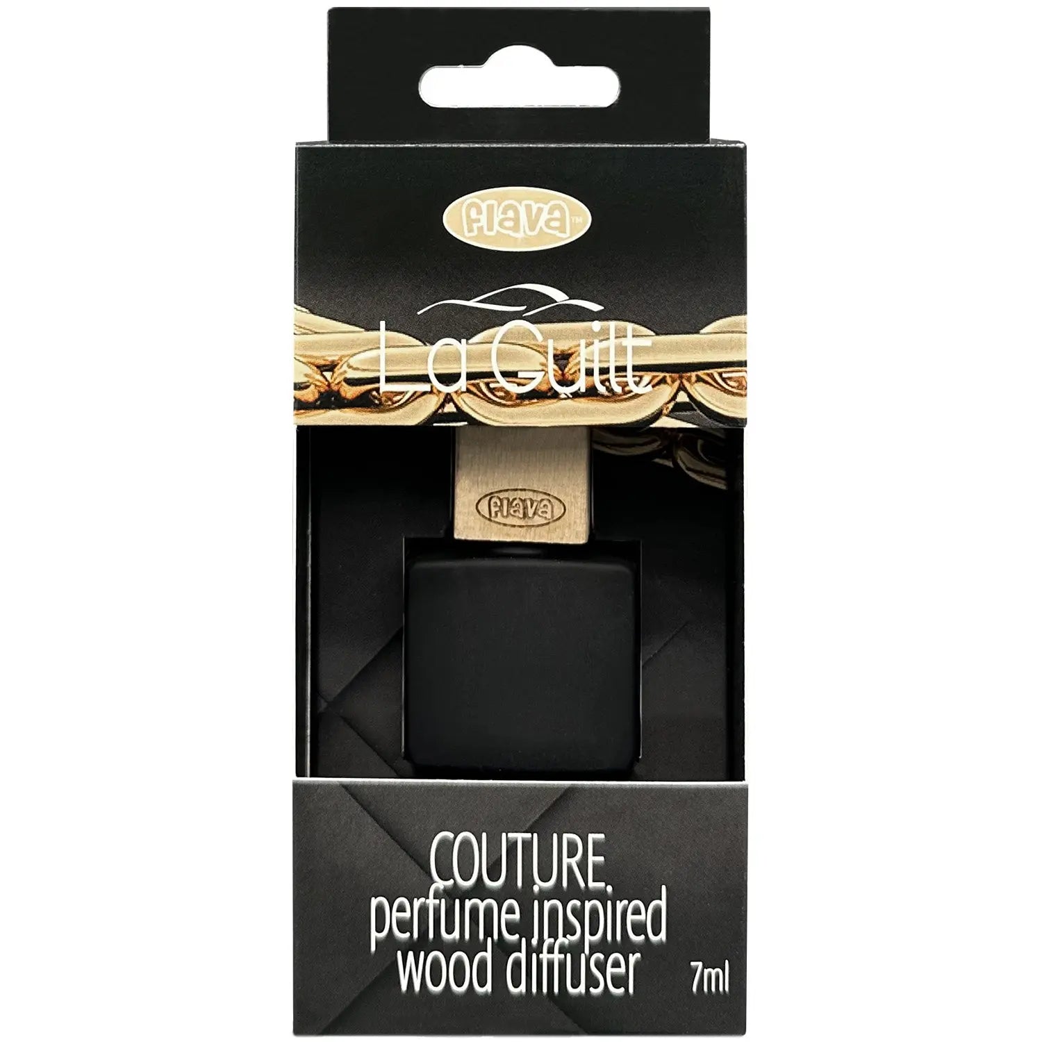 Flava Couture Wood Car Air Freshener - La Guilt Flava