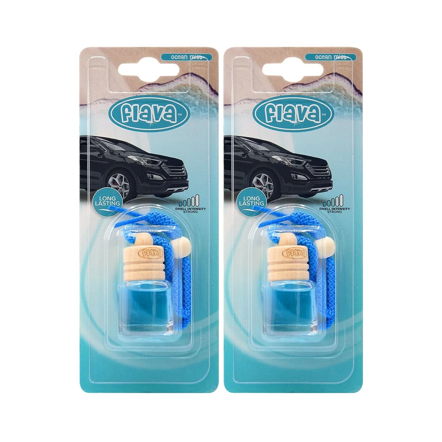 Flava Wood Scent Car Air Freshener - Ocean Mist Flava