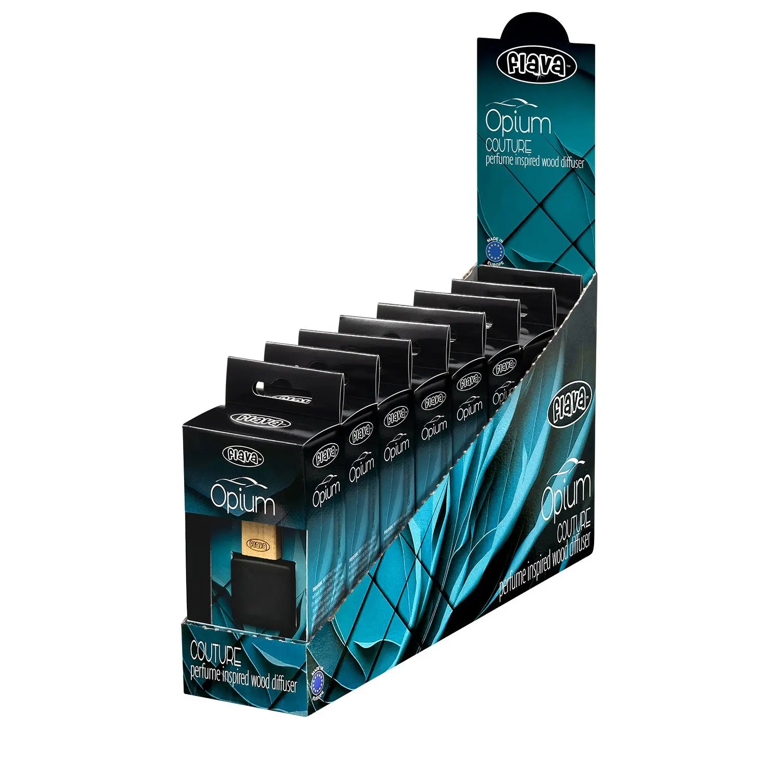 Flava Couture Wood Car Air Freshener - Opium Flava