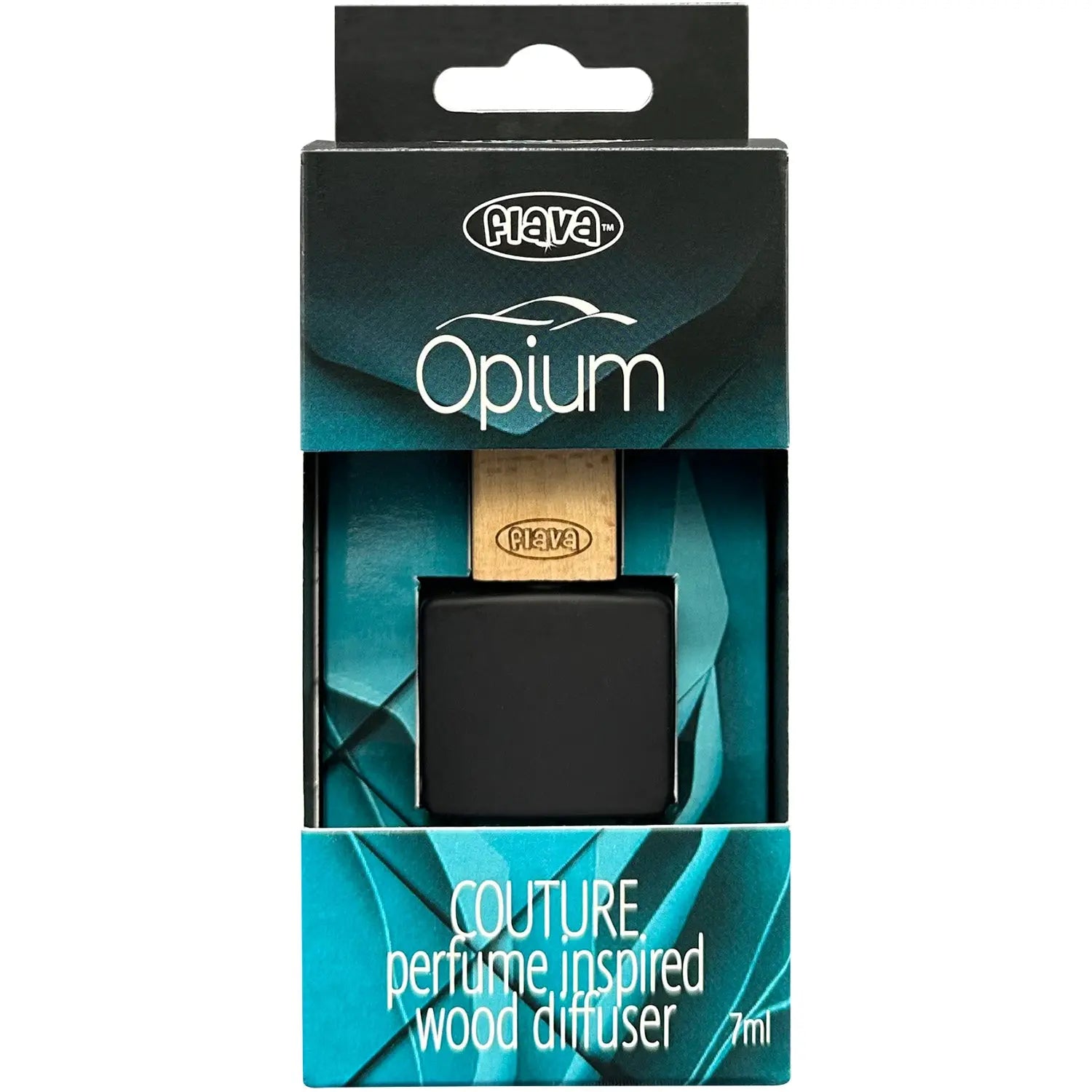 Flava Couture Wood Car Air Freshener - Opium Flava