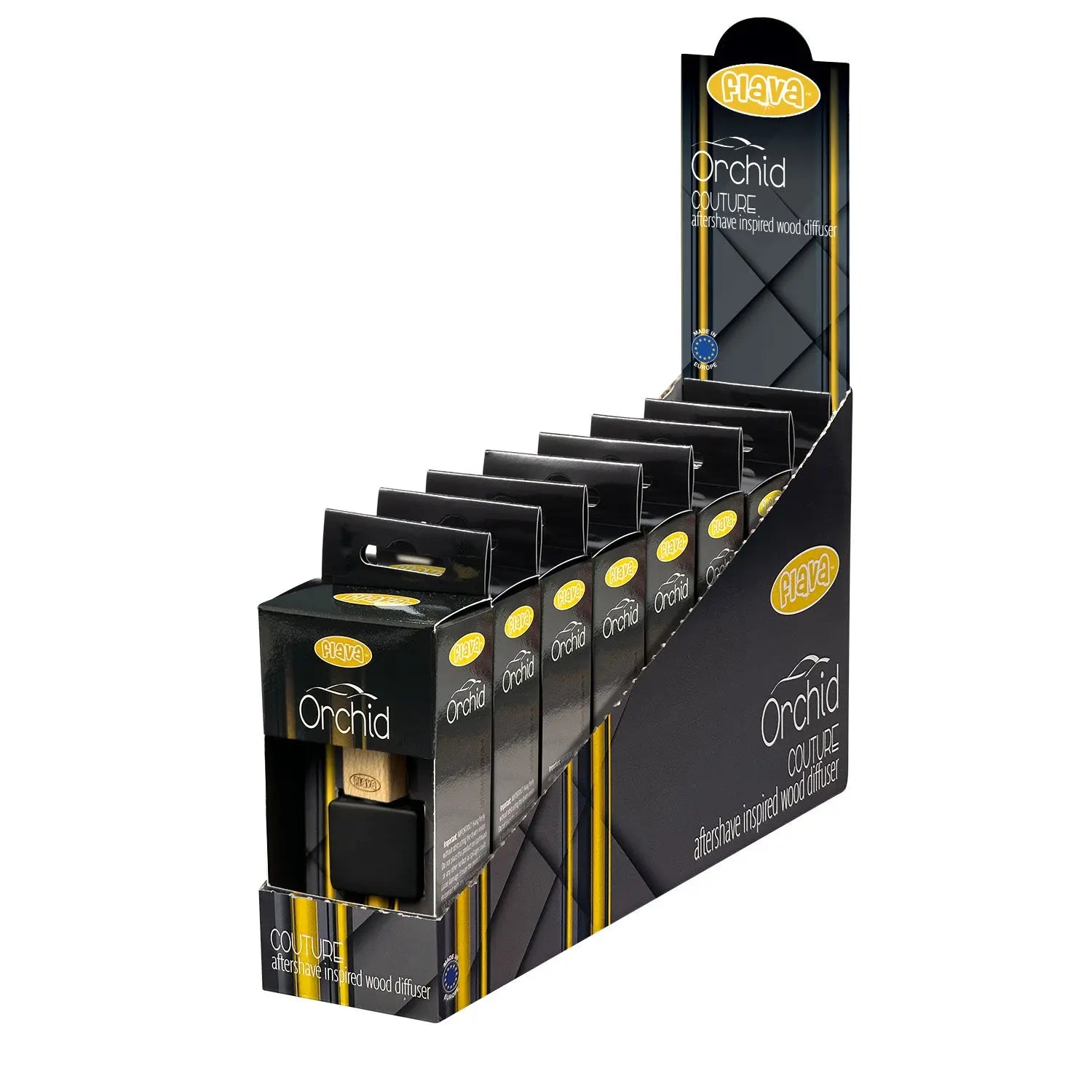 Flava Couture Wood Car Air Freshener - Orchid Flava