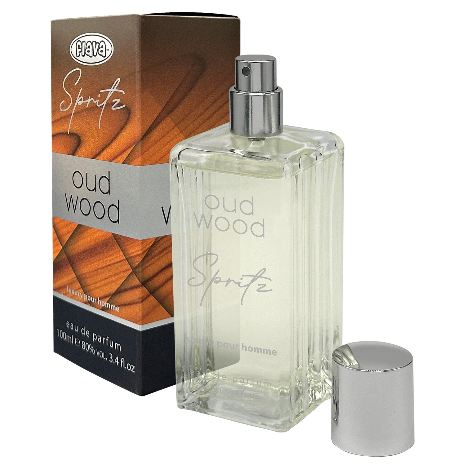 Flava Spritz Fragrance For Men - Oud Wood