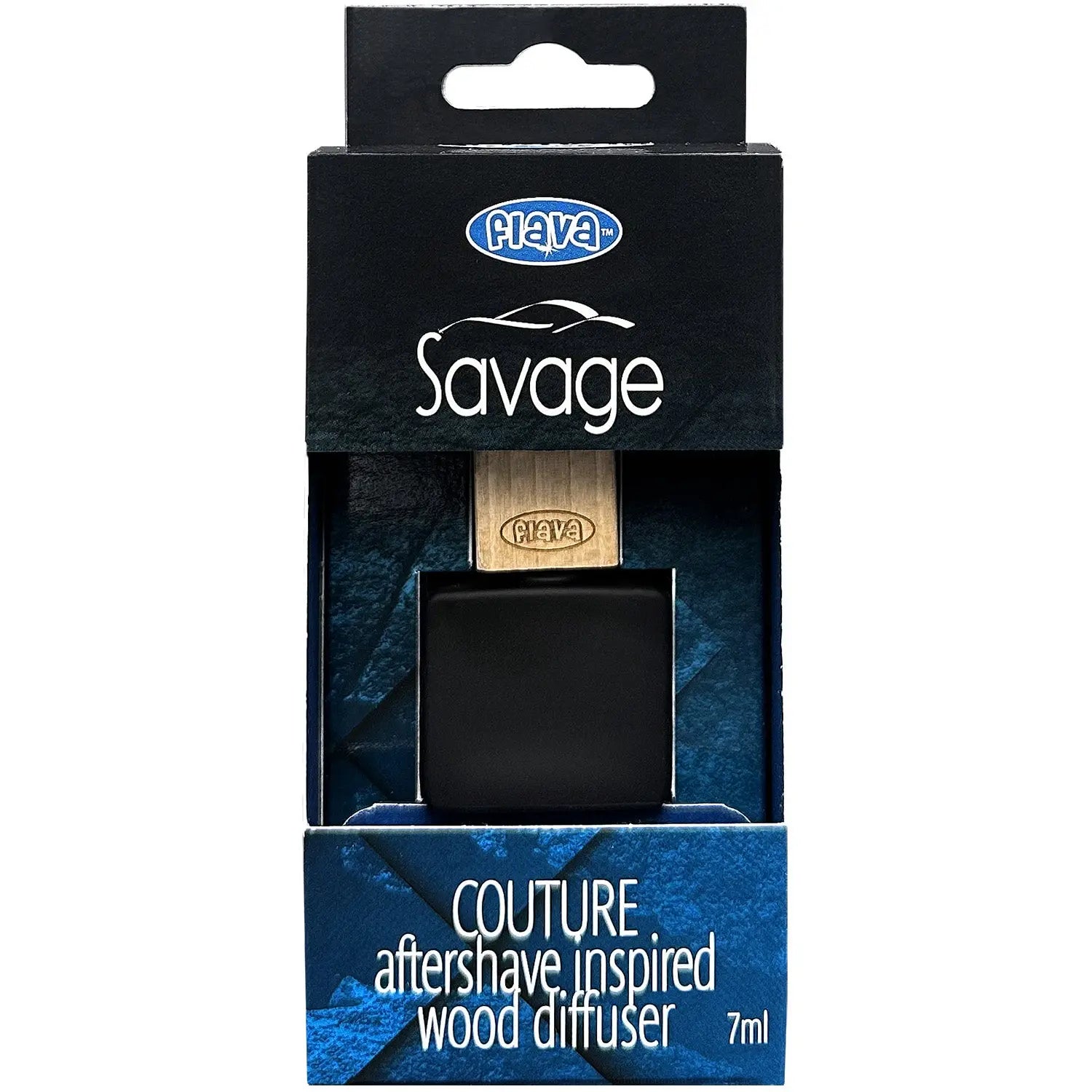 Flava Couture Wood Car Air Freshener - Savage Flava