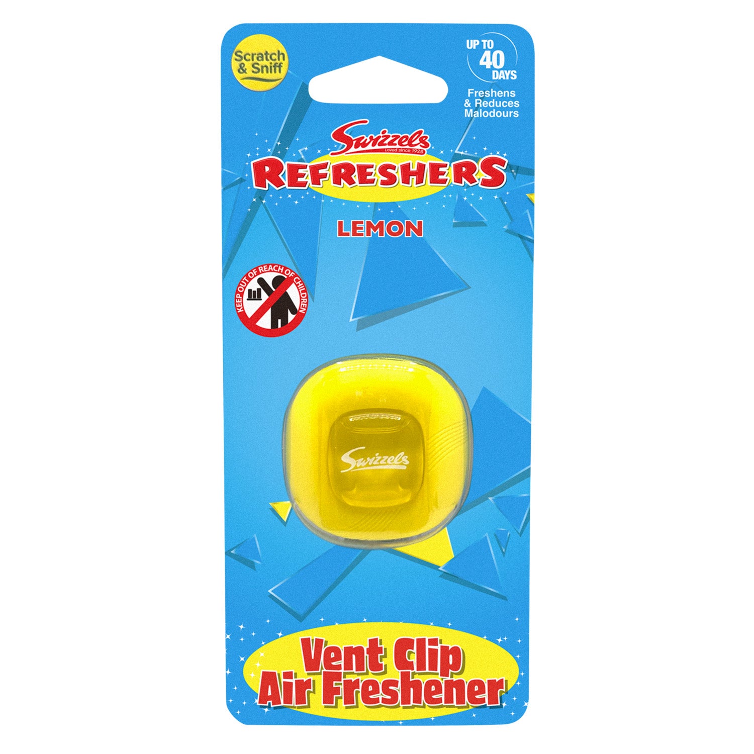 Swizzels Lemon Vent Clip Car Air Freshener