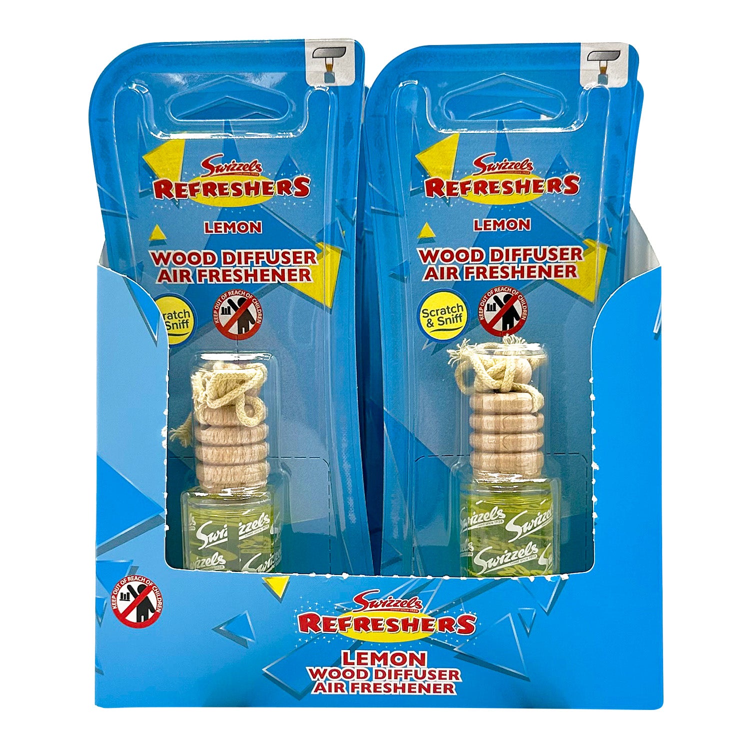 Swizzels Lemon Wood Diffuser Car Air Freshener