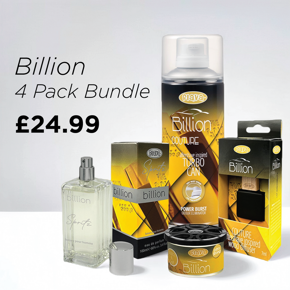 Billion 4 Pack Air Freshener Bundle