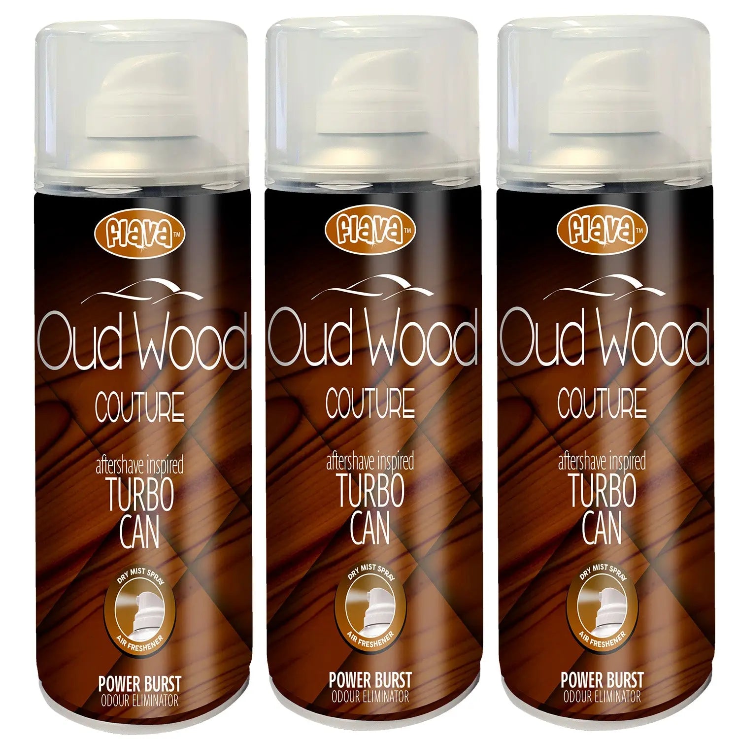 Flava Couture Turbo Scent Spray Can - Oud Wood Flava